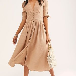 Free People Love of my Life midi dress NWT